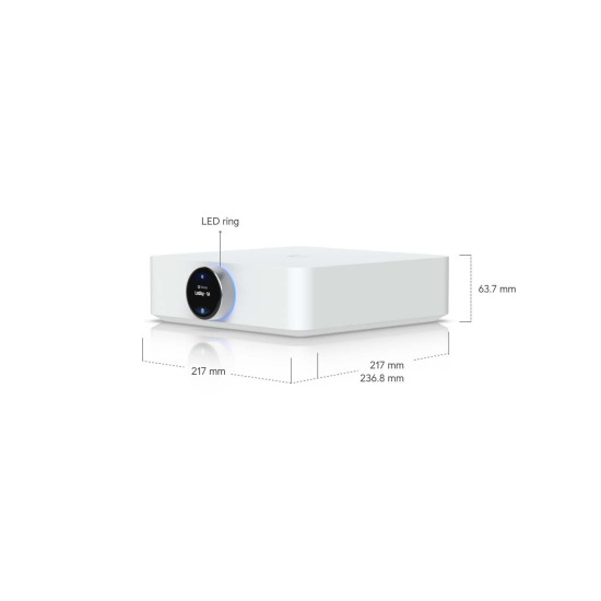 Amplificator audio multi-zonă Hi-Fi UniFi Ubiquiti PowerAmp, Alb, UPL-Amp-W